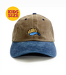 Hat Hat kids hat embroidered two tone kids hat cute gift for kids by Dad Brand