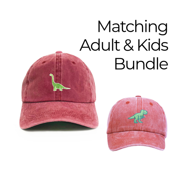 dinosaur dad trex matching hats dad and son matching hats family hats embroidered hat cute dinosaur cute hats dad brand